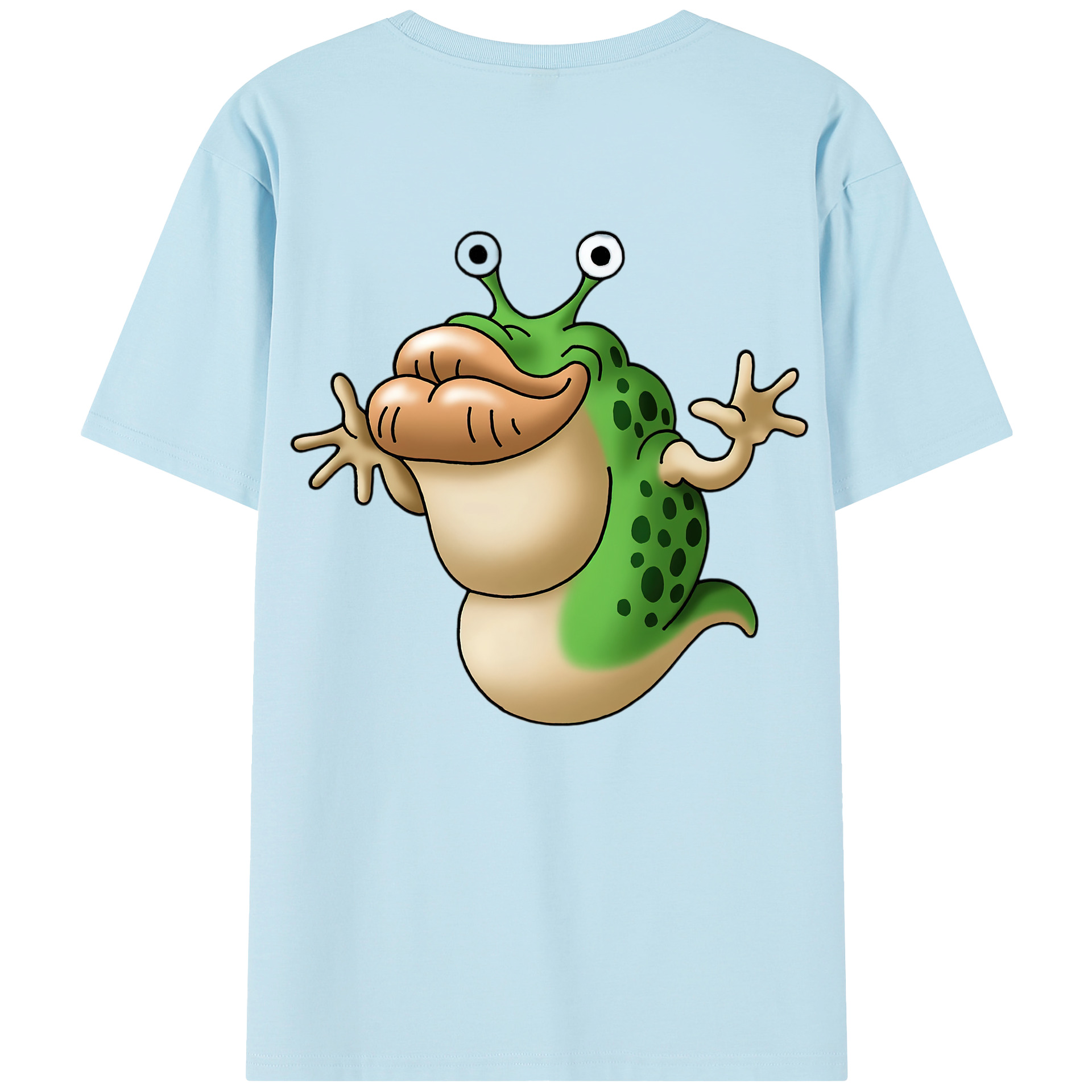 （画像用） ドラゴンクエスト Doragon Kuesuto Dragon Quest 綿100％半袖Tシャツ（背面プリント）